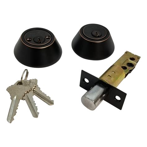 double sided deadbolt lock entry